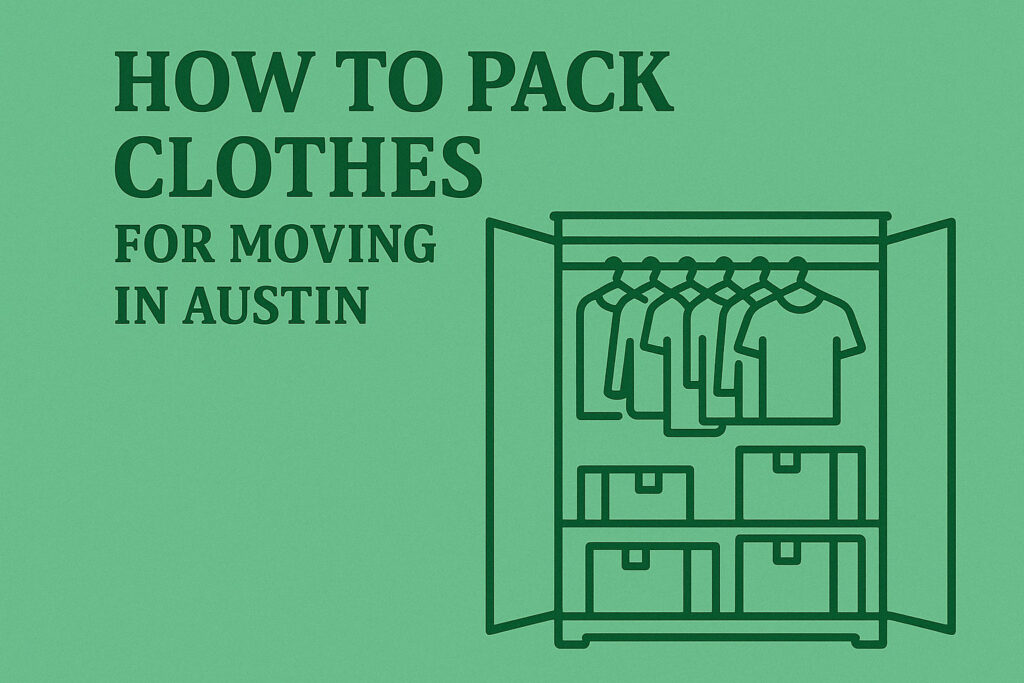 How To Pack Clothes For Moving in Austin