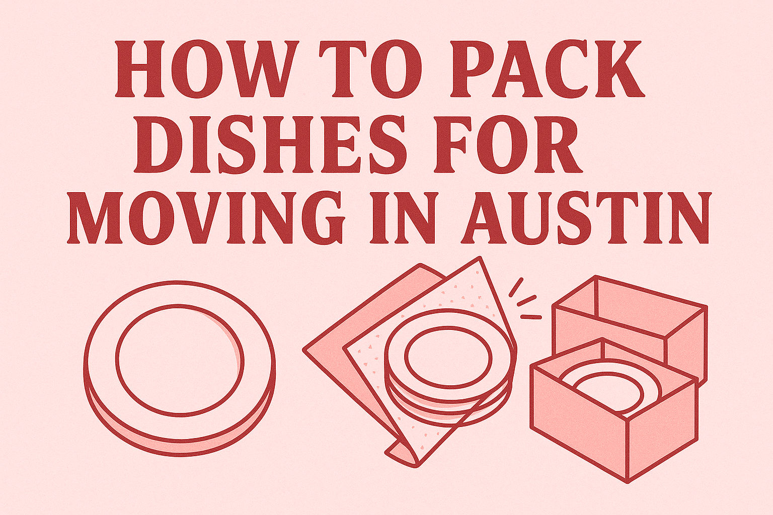 How To Pack Dishes For Moving in Austin