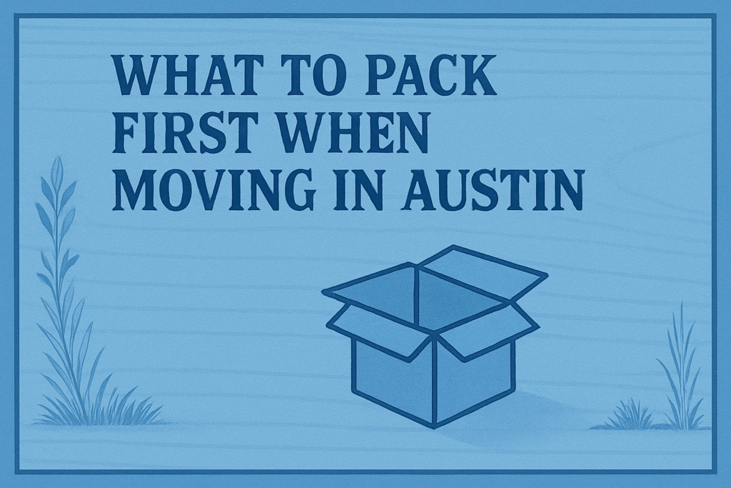 What to pack when moving in Austin